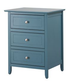 Teal Accent Nightstand For Modern Bedrooms