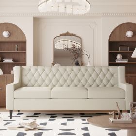 78.75'' 3-Seater Sofa, Button Tufted Backrest with Comfy Cushion, Mid Century Modern Couches for Living Room, Upholstered Comfy Sofa Couch for Bedroom
