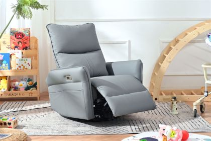 Power Swivel Rocker Recliner Chair for Adults, 270Â° Swivel Rocking Recliner Chair,Electric Small Recliners for Small Spaces