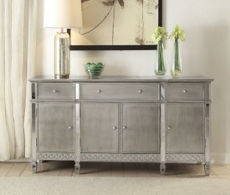 Kacela Mirrored & Champagne Finish Server