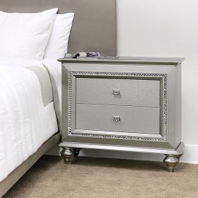 Kaitlyn Champagne Finish Nightstand