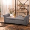 HAYES ARMED STORAGE BENCH
