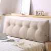 SOGA 150cm Beige Triangular Wedge Bed Pillow Headboard Backrest Bedside Tatami Cushion Home Decor
