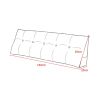 SOGA 150cm Beige Triangular Wedge Bed Pillow Headboard Backrest Bedside Tatami Cushion Home Decor