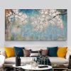 Oil Painting Hand Painted Horizontal Abstract Floral / Botanical Modern luxurious family corridor living room bedroom decoration painting