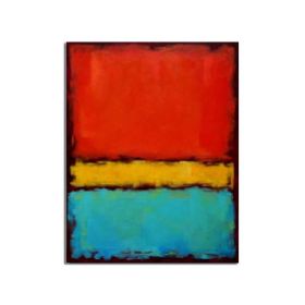 Top Selling Handmade Abstract Oil Painting  Wall Art Modern Minimalist Colorful Picture Canvas Home Decor For Living Room No Frame (size: 75x150cm)