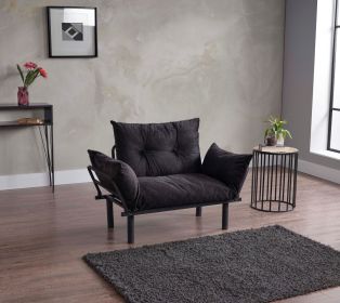 Sona Futon Love Seat (Color: as Pic)