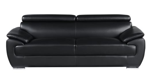Genuine Leather Sofa (Color: as Pic)