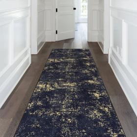 Area Rugs, Washable Rug, Low-Pile, Non-Slip, Non-Shedding, Foldable, Kid & Pet Friendly - Area Rugs for living room, bedroom, kitchen (Color: as Pic)