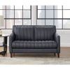 Ennis Leather Loveseat