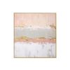 Hand Painted Gold Foil Abstract Oil Painting Wall Art Modern Minimalist Pink Picture Canvas Home Decor For Living Room No Frame
