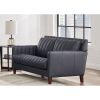 Ennis Leather Loveseat